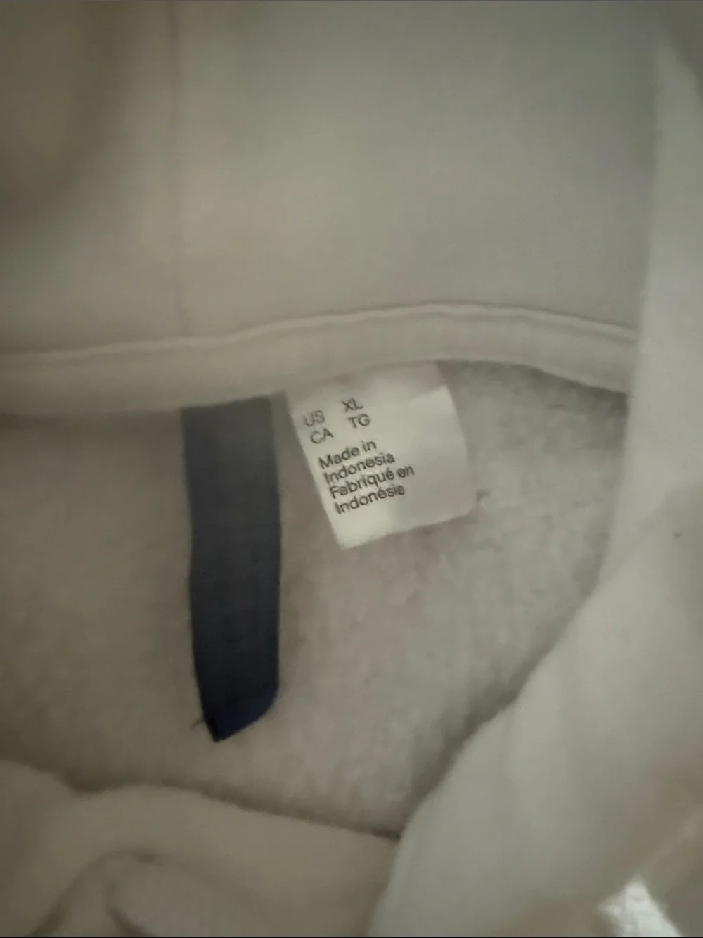 Divided White Men's Hooded Pullover Sweatshirt